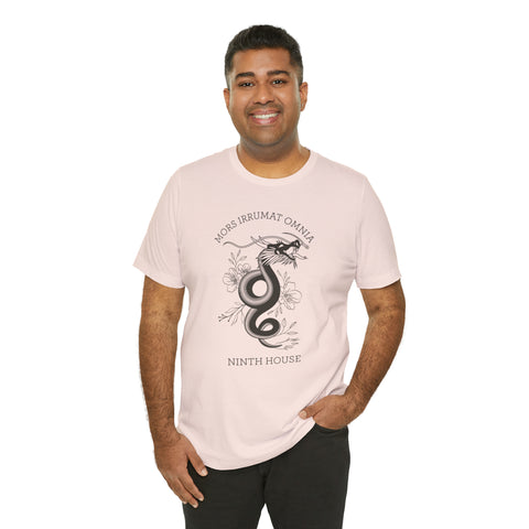 Mors Irrumat Omnia t-shirt | Ninth House and Hell Bent Mors Irrumat Omnia t-shirt | Ninth House and Hell Bent