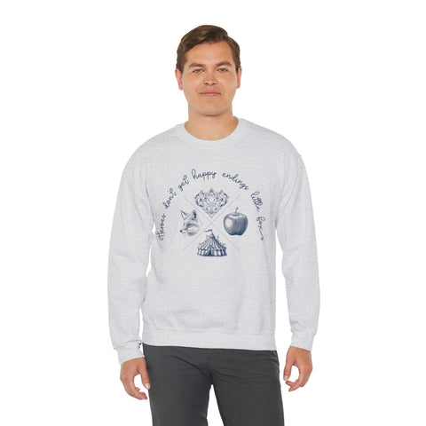 Heroes Don't Get Happy Endings Little Fox sweatshirt | Caraval & Once Upon A Broken Heart Heroes Don't Get Happy Endings Little Fox sweatshirt | Caraval & Once Upon A Broken Heart