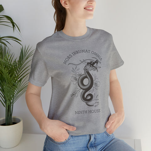 Mors Irrumat Omnia t-shirt | Ninth House and Hell Bent Mors Irrumat Omnia t-shirt | Ninth House and Hell Bent
