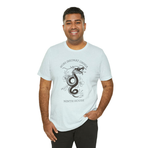 Mors Irrumat Omnia t-shirt | Ninth House and Hell Bent Mors Irrumat Omnia t-shirt | Ninth House and Hell Bent