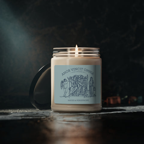 Amor Vincit Omnia 9z scented candle | hades and persephone Amor Vincit Omnia 9z scented candle | hades and persephone