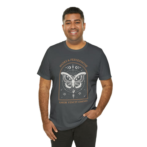 Amor Vincit Omnia T-shirt | Hades and Persephone Amor Vincit Omnia T-shirt | Hades and Persephone