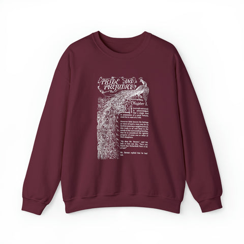 Pride And Prejudice Chapter One sweatShirt | Jane Austen Pride And Prejudice Chapter One sweatShirt | Jane Austen