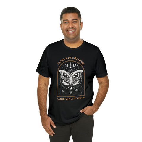 Amor Vincit Omnia T-shirt | Hades and Persephone Amor Vincit Omnia T-shirt | Hades and Persephone