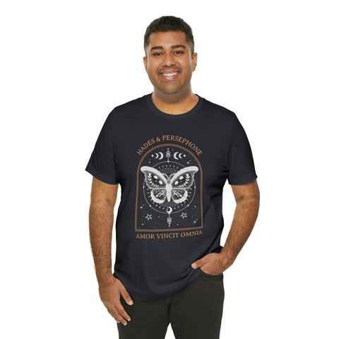 Amor Vincit Omnia T-shirt | Hades and Persephone Amor Vincit Omnia T-shirt | Hades and Persephone