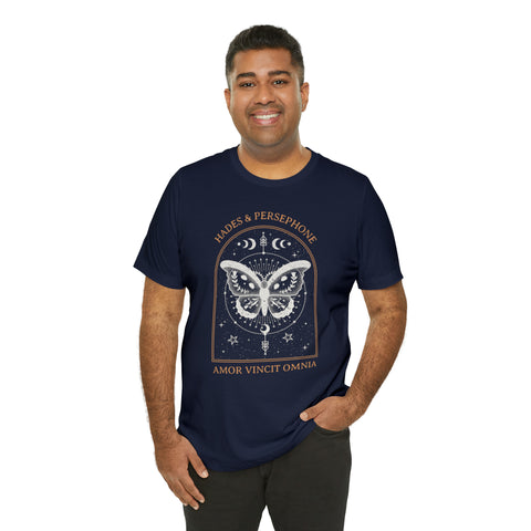 Amor Vincit Omnia T-shirt | Hades and Persephone Amor Vincit Omnia T-shirt | Hades and Persephone