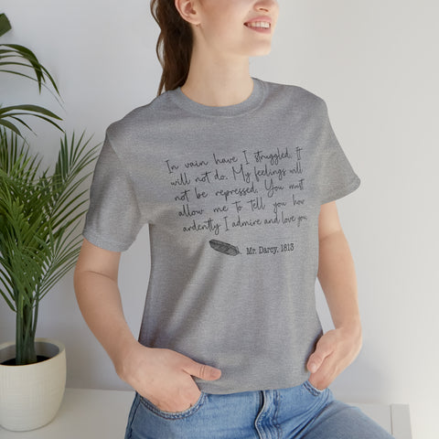 Pride and Prejudice - Elizabeth and Mr Darcy T-shirt | Jane Austen Pride and Prejudice - Elizabeth and Mr Darcy T-shirt | Jane Austen