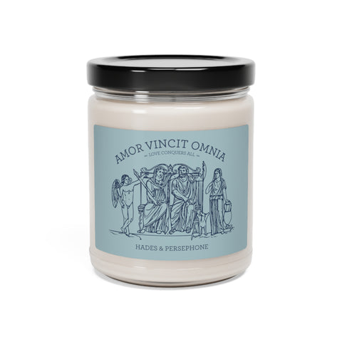 Amor Vincit Omnia 9z scented candle | hades and persephone Amor Vincit Omnia 9z scented candle | hades and persephone