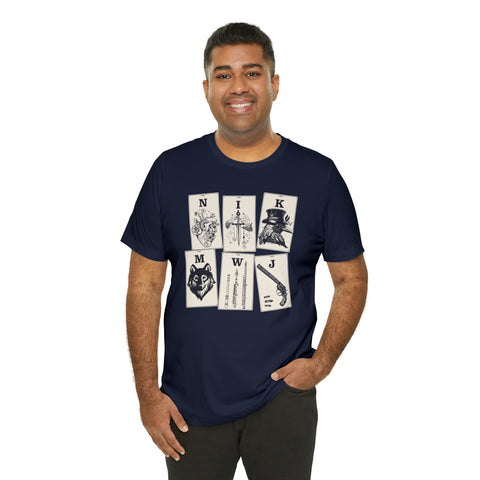 Six of crows cards t-shirt Six of crows cards t-shirt