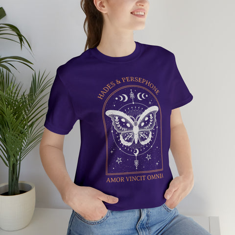 Amor Vincit Omnia T-shirt | Hades and Persephone Amor Vincit Omnia T-shirt | Hades and Persephone