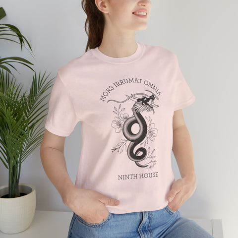 Mors Irrumat Omnia t-shirt | Ninth House and Hell Bent Mors Irrumat Omnia t-shirt | Ninth House and Hell Bent