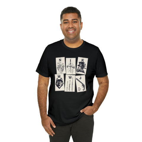 Six of crows cards t-shirt Six of crows cards t-shirt