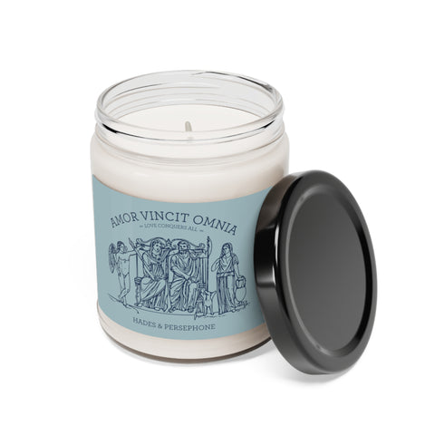 Amor Vincit Omnia 9z scented candle | hades and persephone Amor Vincit Omnia 9z scented candle | hades and persephone