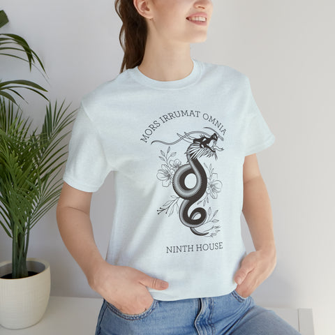 Mors Irrumat Omnia t-shirt | Ninth House and Hell Bent Mors Irrumat Omnia t-shirt | Ninth House and Hell Bent