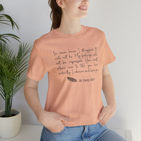 Pride and Prejudice - Elizabeth and Mr Darcy T-shirt | Jane Austen Pride and Prejudice - Elizabeth and Mr Darcy T-shirt | Jane Austen