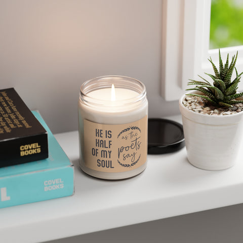 He is half of my soul as the poets say 9z Scented Candle | The Song of Achilles He is half of my soul as the poets say 9z Scented Candle | The Song of Achilles