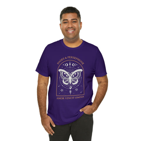 Amor Vincit Omnia T-shirt | Hades and Persephone Amor Vincit Omnia T-shirt | Hades and Persephone