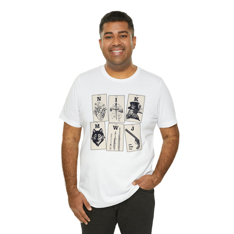 Six of crows cards t-shirt Six of crows cards t-shirt