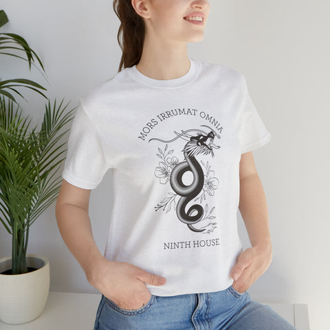 Mors Irrumat Omnia t-shirt | Ninth House and Hell Bent Mors Irrumat Omnia t-shirt | Ninth House and Hell Bent