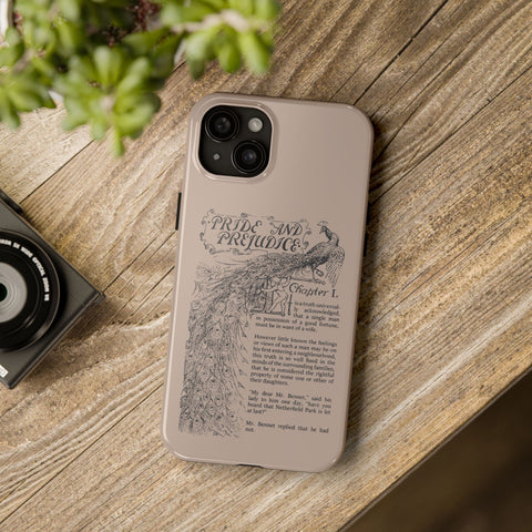 Pride and Prejudice first page iphone case | Jane Austen Pride and Prejudice first page iphone case | Jane Austen