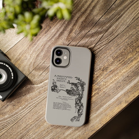 Midsummer Night's Dream iphone case | Shakespeare Midsummer Night's Dream iphone case | Shakespeare