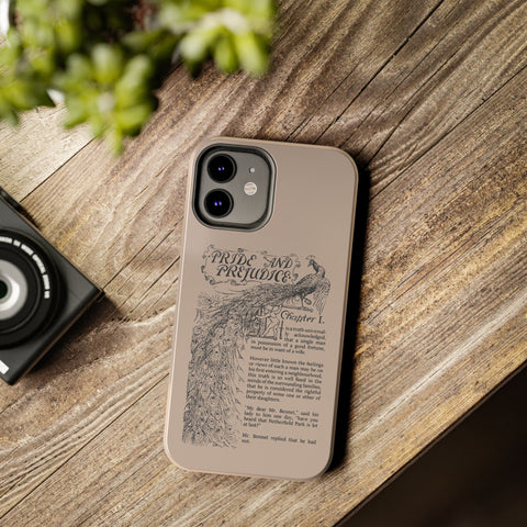 Pride and Prejudice first page iphone case | Jane Austen Pride and Prejudice first page iphone case | Jane Austen
