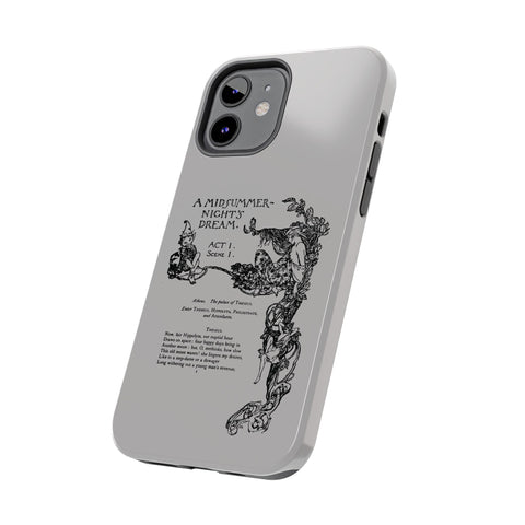 Midsummer Night's Dream iphone case | Shakespeare Midsummer Night's Dream iphone case | Shakespeare