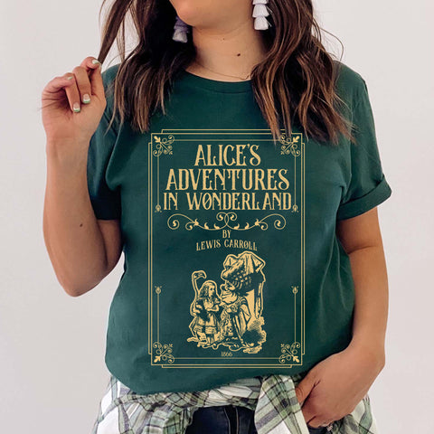 Alice's adventures in wonderland t-shirt | Lewis Carroll Alice's adventures in wonderland t-shirt | Lewis Carroll