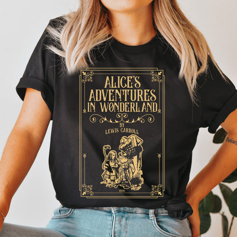 Alice's adventures in wonderland t-shirt | Lewis Carroll Alice's adventures in wonderland t-shirt | Lewis Carroll