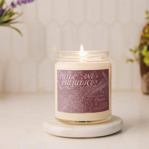 Pride and Prejudice 9z Scented Candle | Jane Austen Pride and Prejudice 9z Scented Candle | Jane Austen