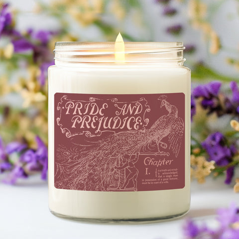 Pride and Prejudice 9z Scented Candle | Jane Austen Pride and Prejudice 9z Scented Candle | Jane Austen