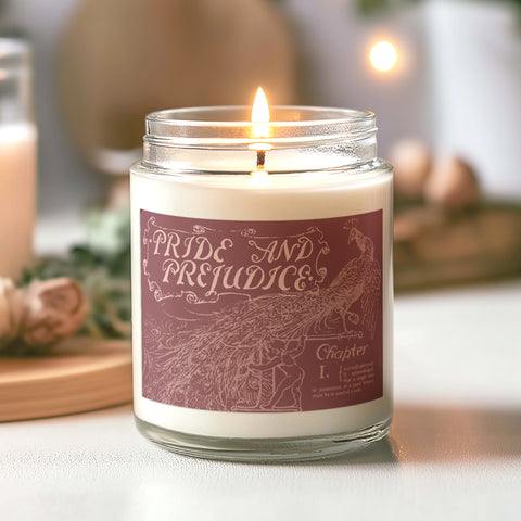 Pride and Prejudice 9z Scented Candle | Jane Austen Pride and Prejudice 9z Scented Candle | Jane Austen
