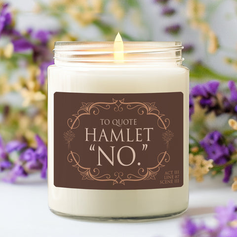 No Hamlet 9z Scented Candle | Shakespeare No Hamlet 9z Scented Candle | Shakespeare