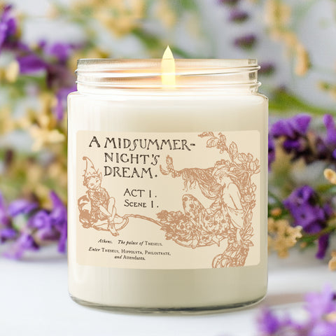 Midsummer Night's Dream 9z Scented Candle | Shakespeare Midsummer Night's Dream 9z Scented Candle | Shakespeare