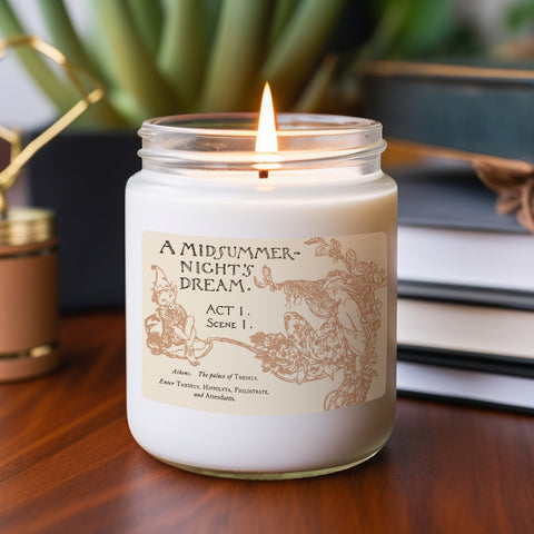 Midsummer Night's Dream 9z Scented Candle | Shakespeare Midsummer Night's Dream 9z Scented Candle | Shakespeare
