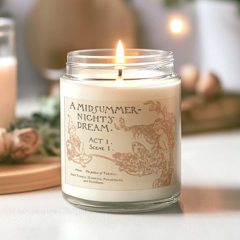 Midsummer Night's Dream 9z Scented Candle | Shakespeare Midsummer Night's Dream 9z Scented Candle | Shakespeare