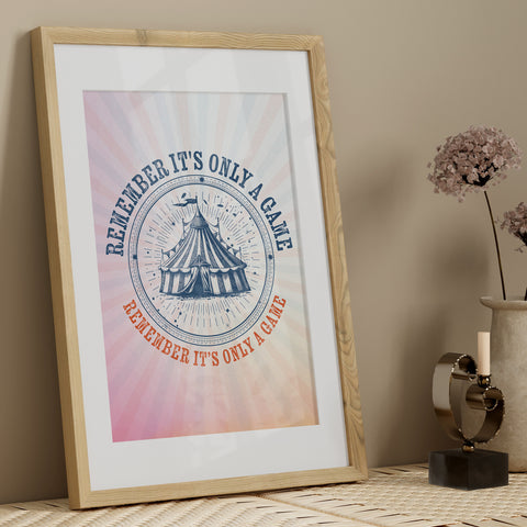 Remember it's only a game print | Caraval & Once Upon A Broken Heart poster Remember it's only a game print | Caraval & Once Upon A Broken Heart poster