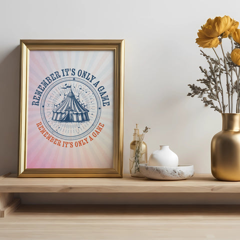 Remember it's only a game print | Caraval & Once Upon A Broken Heart poster Remember it's only a game print | Caraval & Once Upon A Broken Heart poster