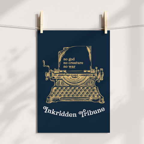 Inkridden Tribune print | Divine Rivals poster Inkridden Tribune print | Divine Rivals poster