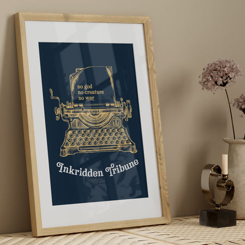 Inkridden Tribune print | Divine Rivals poster Inkridden Tribune print | Divine Rivals poster