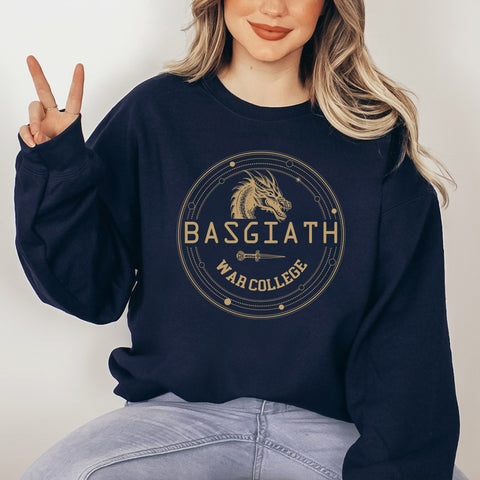 Basgiath War College Sweatshirt | Fourth Wing Basgiath War College Sweatshirt | Fourth Wing
