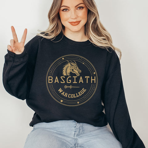 Basgiath War College Sweatshirt | Fourth Wing Basgiath War College Sweatshirt | Fourth Wing