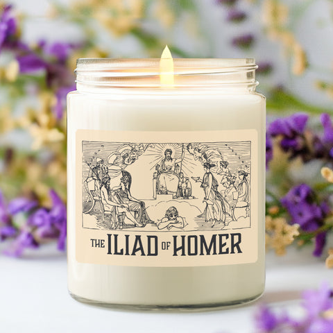 Homer 9z Scented Candle | The Iliad Homer 9z Scented Candle | The Iliad