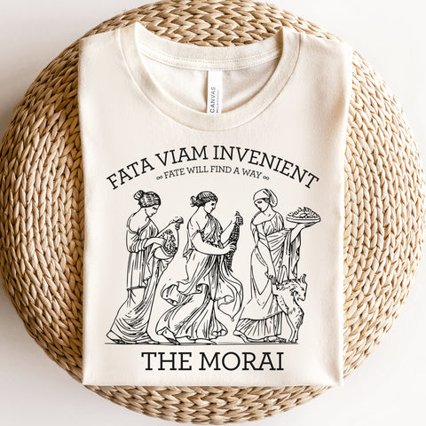 Fate Will Find A Way T-shirt | The Morai Greek Mythology Fate Will Find A Way T-shirt | The Morai Greek Mythology