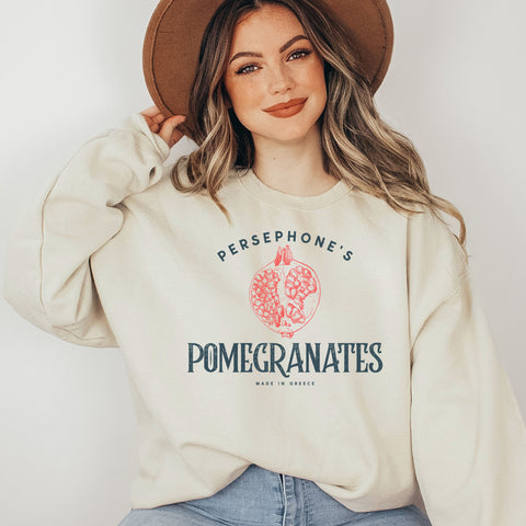 Persephone's Pomegranates Sweatshirt | Hades And Persephone Persephone's Pomegranates Sweatshirt | Hades And Persephone