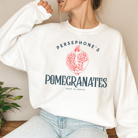 Persephone's Pomegranates Sweatshirt | Hades And Persephone Persephone's Pomegranates Sweatshirt | Hades And Persephone