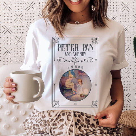 Peter Pan t-shirt by J M Barrie | Peter Pan and Wendy Peter Pan t-shirt by J M Barrie | Peter Pan and Wendy