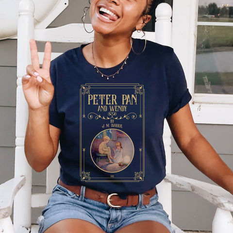 Peter Pan t-shirt by J M Barrie | Peter Pan and Wendy Peter Pan t-shirt by J M Barrie | Peter Pan and Wendy