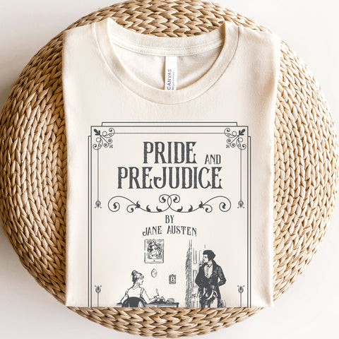 Pride and Prejudice original illustration T-shirt | Jane Austen Pride and Prejudice original illustration T-shirt | Jane Austen