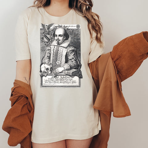 Shakespeare Portrait T-Shirt | William Shakespeare Shakespeare Portrait T-Shirt | William Shakespeare